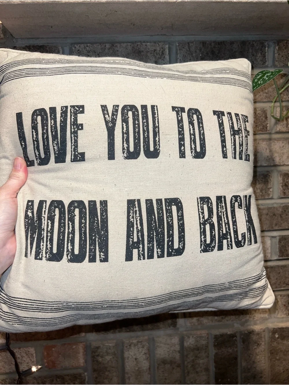Love you To The Moon and Back  Decorative Throw Pillow